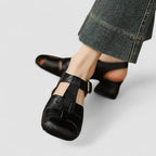 Women's Mary Jane Shoes Black Synthetic Orthopaedic Comfort - 9
