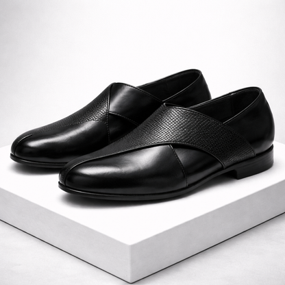 Men's Leather Loafers – Orthopedic Cushioned Footbed