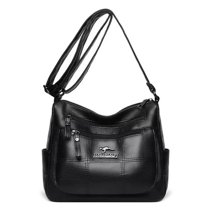 Variant image for Women's Crossbody Bag Black Medium Leather-13