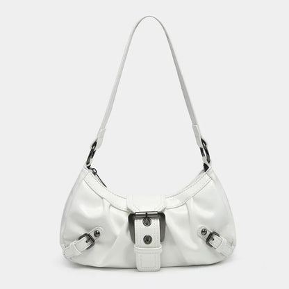 Women's Shoulder Bag Brown One Size Leather Retro Style-1