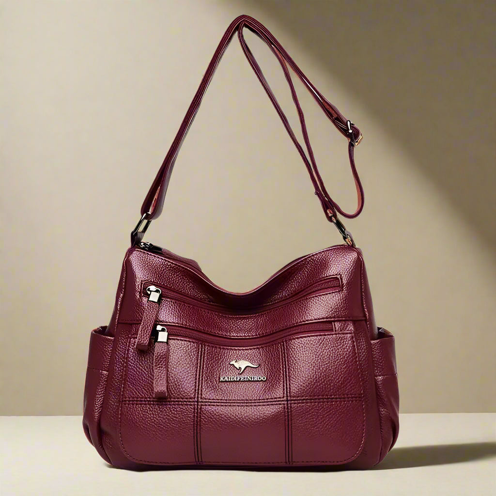 Variant image for Women's Crossbody Bag Black Medium Leather-2