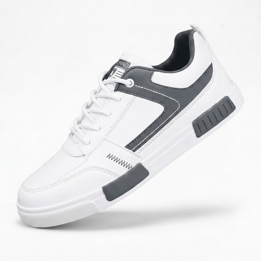 Men's Leather Low-Top Orthopedic Sneakers – detail view | Hensley London