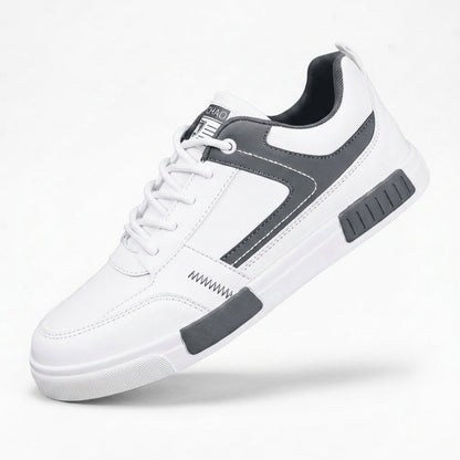 Men's Leather Low-Top Orthopedic Sneakers – detail view | Hensley London