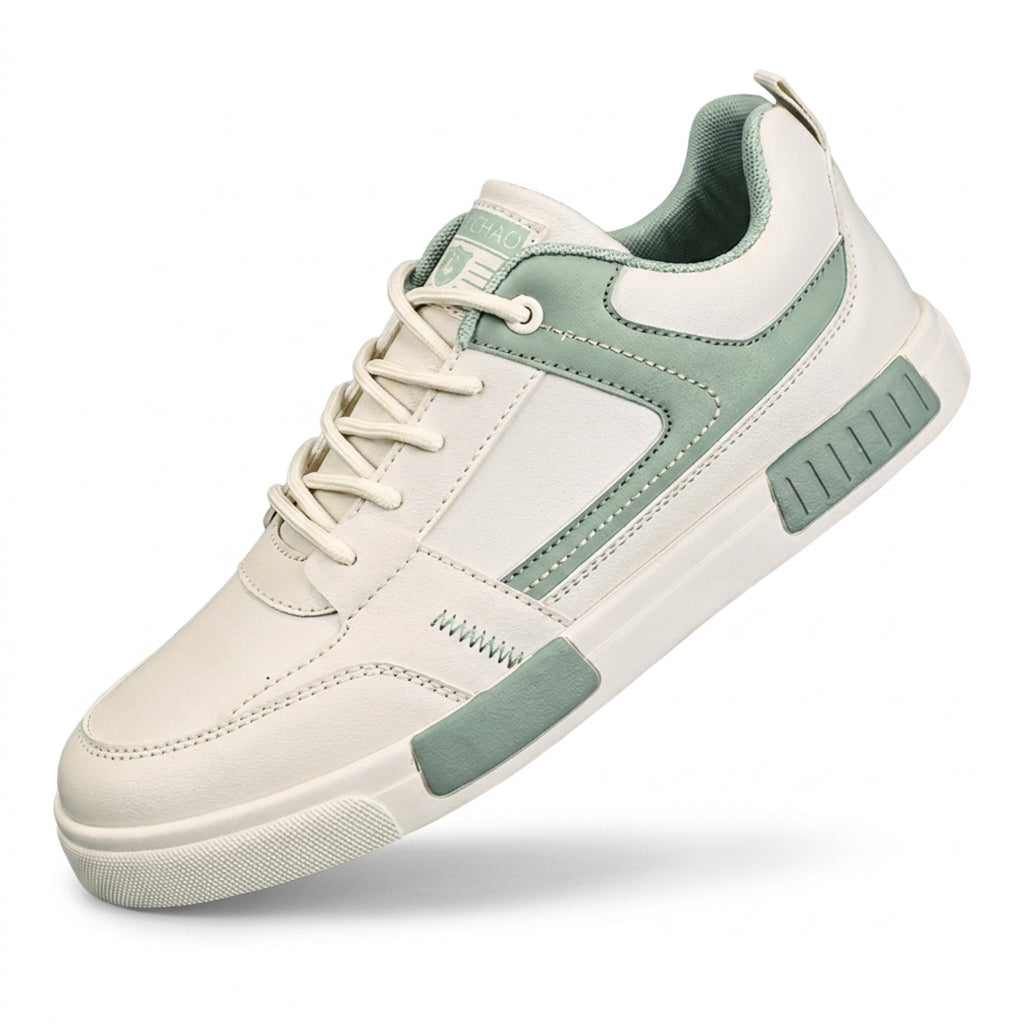 Men's Leather Low-Top Orthopedic Sneakers – packaging view | Hensley London