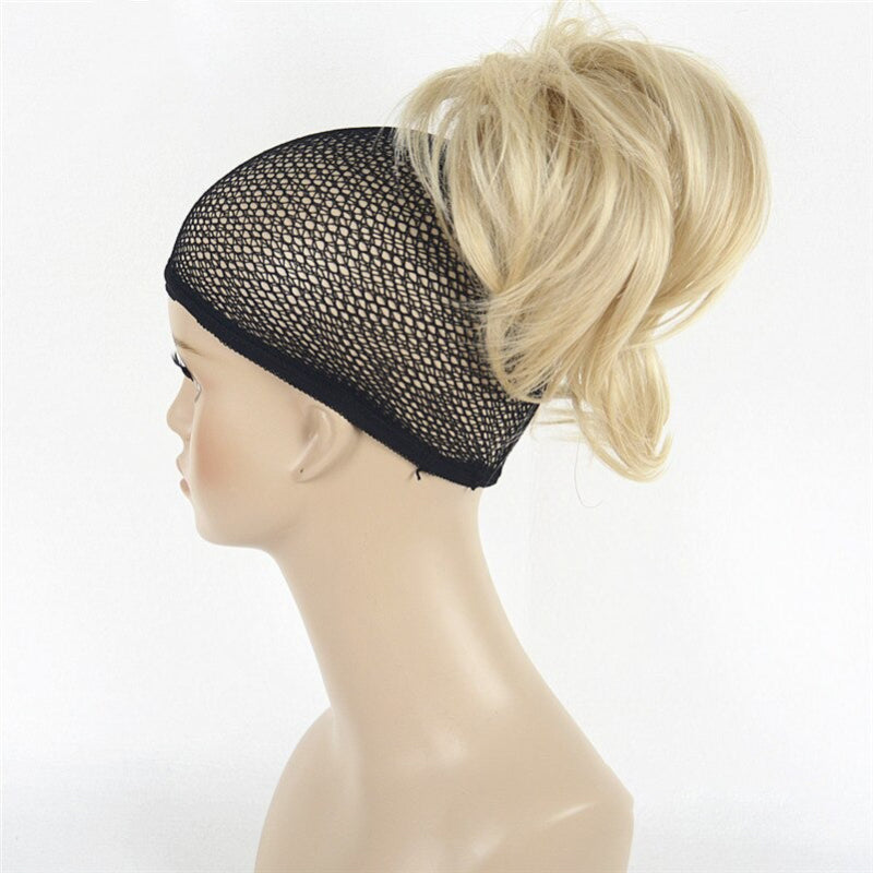 Short Natural Wave Ponytail Extension with Claw Clip – Easy Clip-On Hairpiece 11