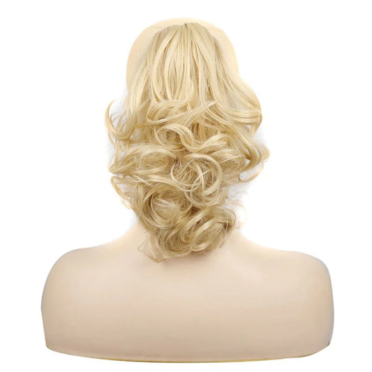 Short Wavy Ponytail Claw Clip-In Hair Extensions – 12 Inch, Natural Look, High-Temperature Fiber 0