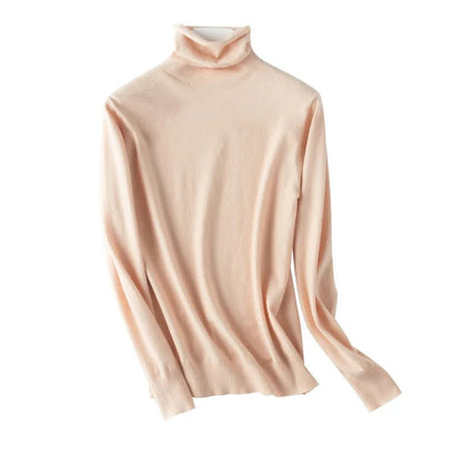 Slim Fit Basic Turtleneck Pullover Sweater 10