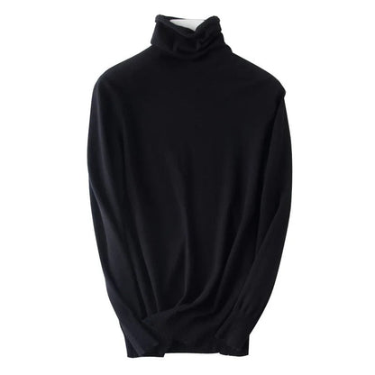 Slim Fit Basic Turtleneck Pullover Sweater 14