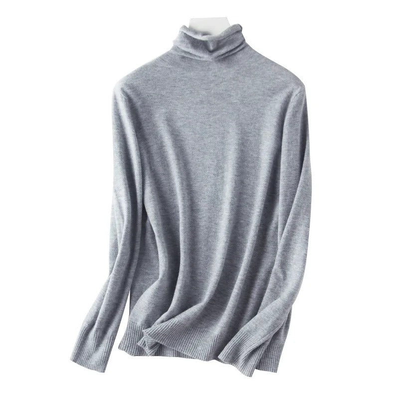 Slim Fit Basic Turtleneck Pullover Sweater 15