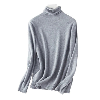 Slim Fit Basic Turtleneck Pullover Sweater 15