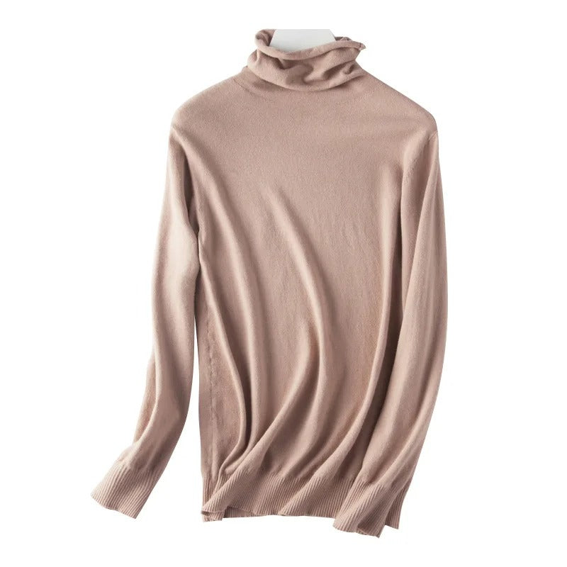 Slim Fit Basic Turtleneck Pullover Sweater 17