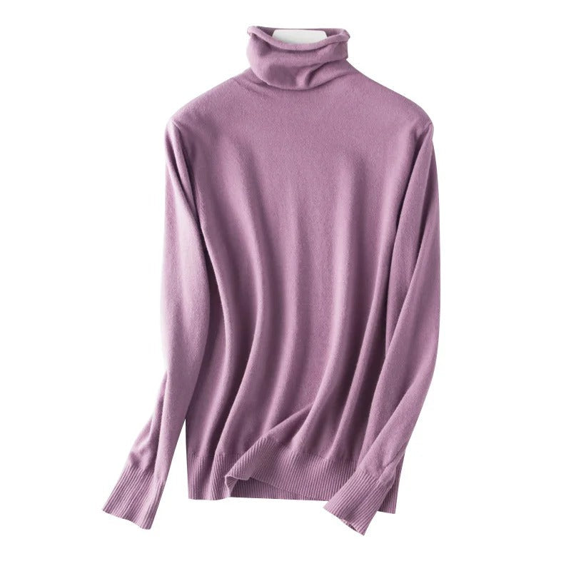 Slim Fit Basic Turtleneck Pullover Sweater 20