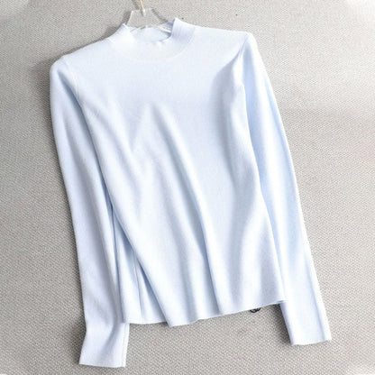 Slim Fit Turtleneck Long Sleeve Pullover Sweaters 12