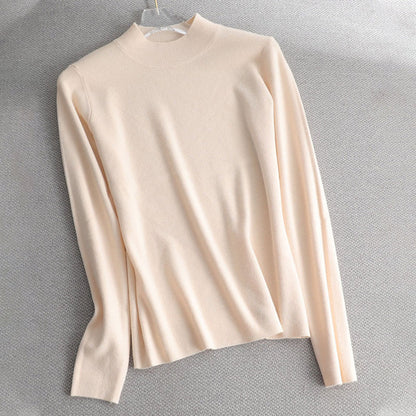 Slim Fit Turtleneck Long Sleeve Pullover Sweaters 14