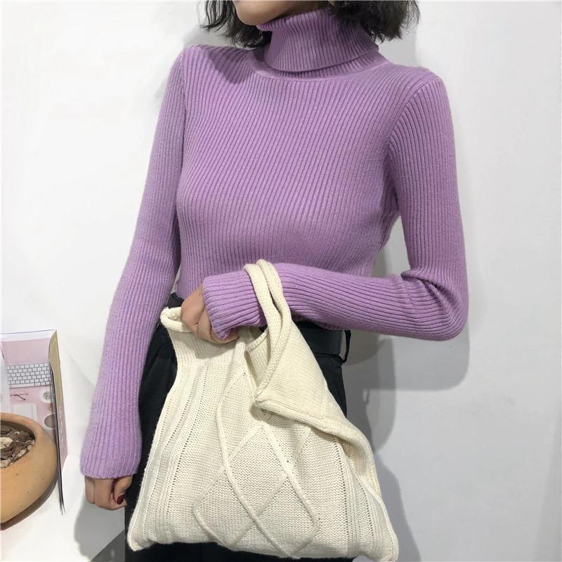 Slim Turtle Neck Pullover Sweater 15