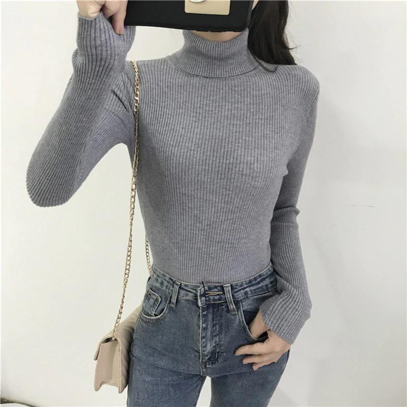 Slim Turtle Neck Pullover Sweater 7