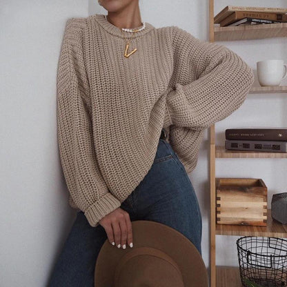 Soft and Warm Knitted Oversized Sweater 2