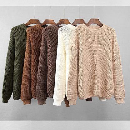 Soft and Warm Knitted Oversized Sweater 4