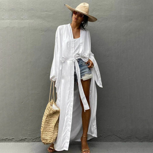 Sandy Women's Beach Cover-Up | Soft Rayon, Robe Style