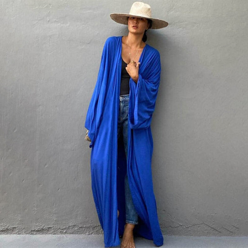 Sandy Women's Beach Cover-Up | Soft Rayon, Robe Style - Image 6