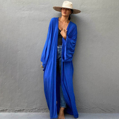 Sandy Women's Beach Cover-Up | Soft Rayon, Robe Style - Image 6