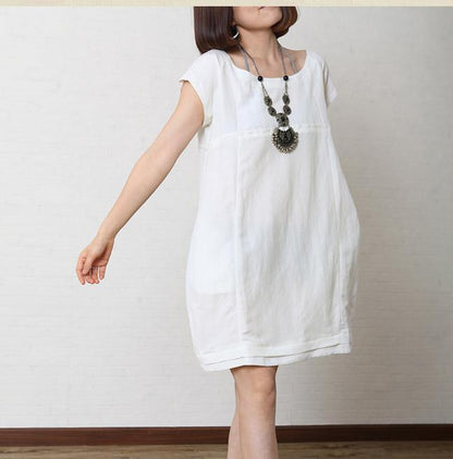 Sola Linen Dress | Plus Size, Breathable Cotton Blend