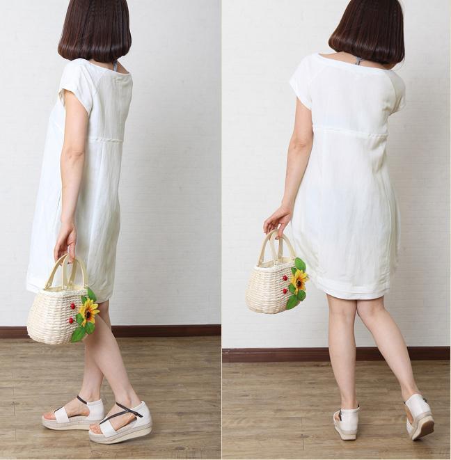 Sola Linen Dress | Plus Size, Breathable Cotton Blend - Image 2
