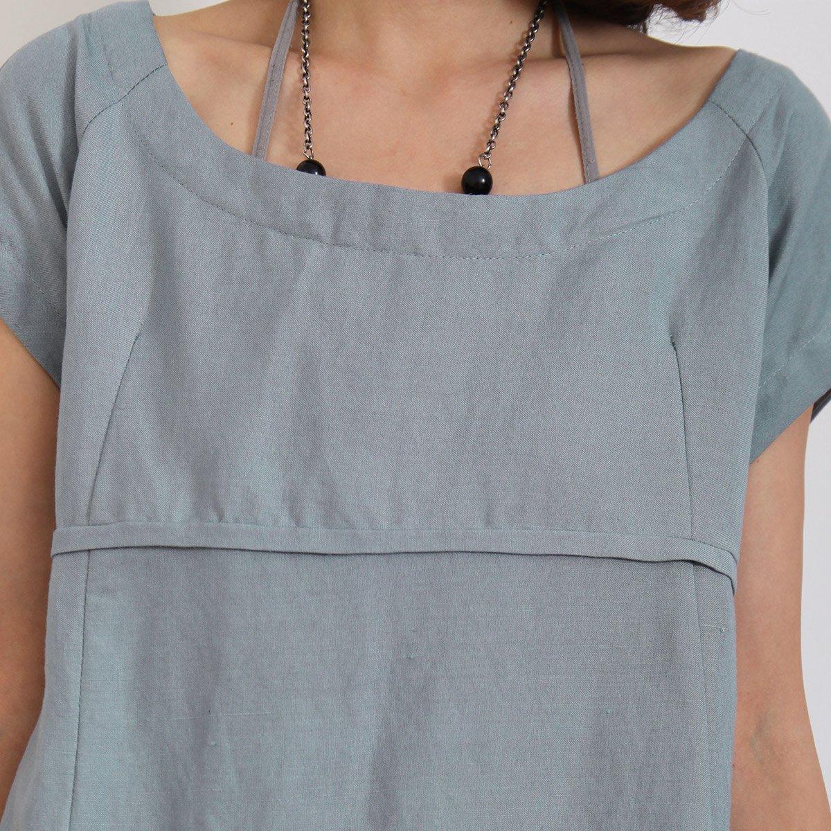 Sola Linen Dress | Plus Size, Breathable Cotton Blend - Image 4
