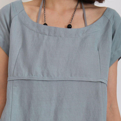 Sola Linen Dress | Plus Size, Breathable Cotton Blend - Image 4
