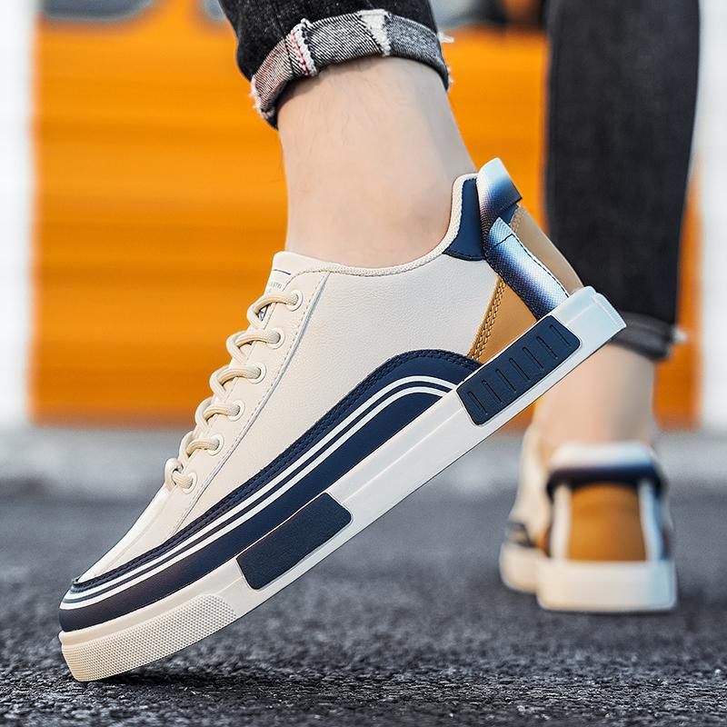 Men's Italian Leather Sneakers – sole view | Hensley London