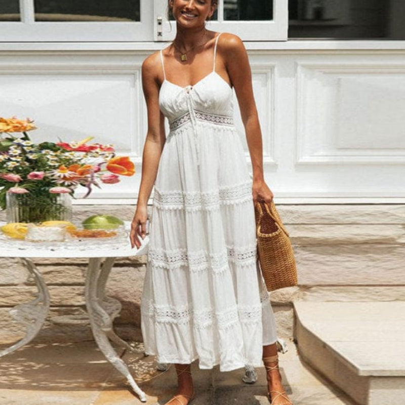 Soleil Womens Dress | Spaghetti Strap, Boho Chic Summer Dress - Image 2