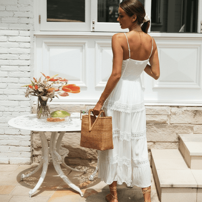 Soleil Womens Dress | Spaghetti Strap, Boho Chic Summer Dress - Image 3
