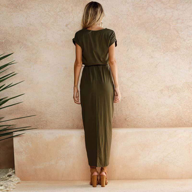 Sola Maxi Dress | Bohemian Long Dress for Women, Polyester-Cotton Blend - Image 5