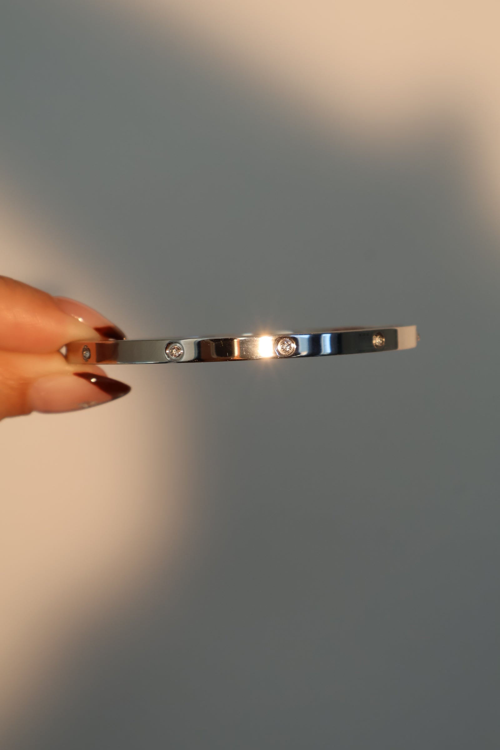 Unisex Bracelet Stainless Steel Zirconia Diamond - 2