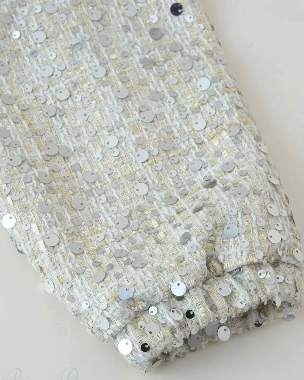 Sierra Women's Sequin Jacket | Loose Fit, Stand Collar 4