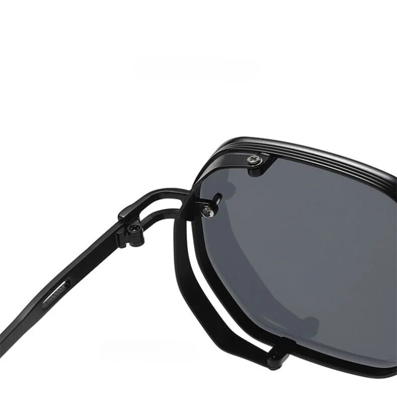 Men's Polarized Vintage Steampunk Sunglasses in Bronze | Hensley London
