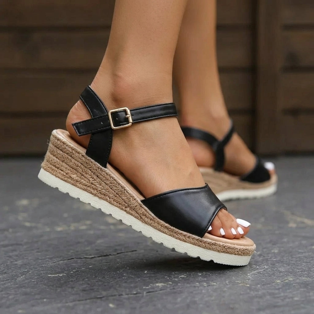 Women's Orthopedic Wedge Sandals – product view | Hensley London