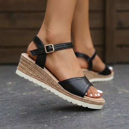 Women's Orthopedic Wedge Sandals – product view | Hensley London