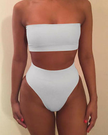 Sapphire Women's Swimsuit | Strapless Tube High-Waist Design - Image 3