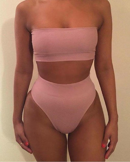 Sapphire Women's Swimsuit | Strapless Tube High-Waist Design - Image 6