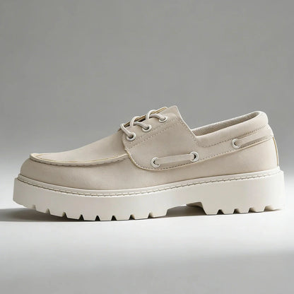 Men's Platform Lace-Up Shoes – product view | Hensley London