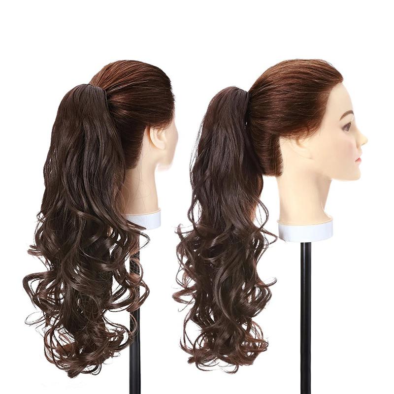 Stylish Clip-In Ponytail Hair Extensions - High-Temperature Fiber, 160g, Lightweight and Versatile for Instant Volume and Length 45