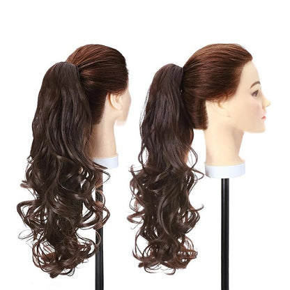 Stylish Clip-In Ponytail Hair Extensions - High-Temperature Fiber, 160g, Lightweight and Versatile for Instant Volume and Length 45