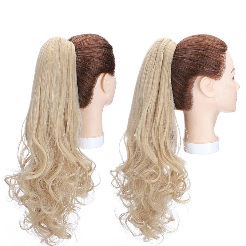 Stylish Clip-In Ponytail Hair Extensions - High-Temperature Fiber, 160g, Lightweight and Versatile for Instant Volume and Length 47