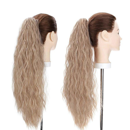 Stylish Clip-In Ponytail Hair Extensions - High-Temperature Fiber, 160g, Lightweight and Versatile for Instant Volume and Length 49