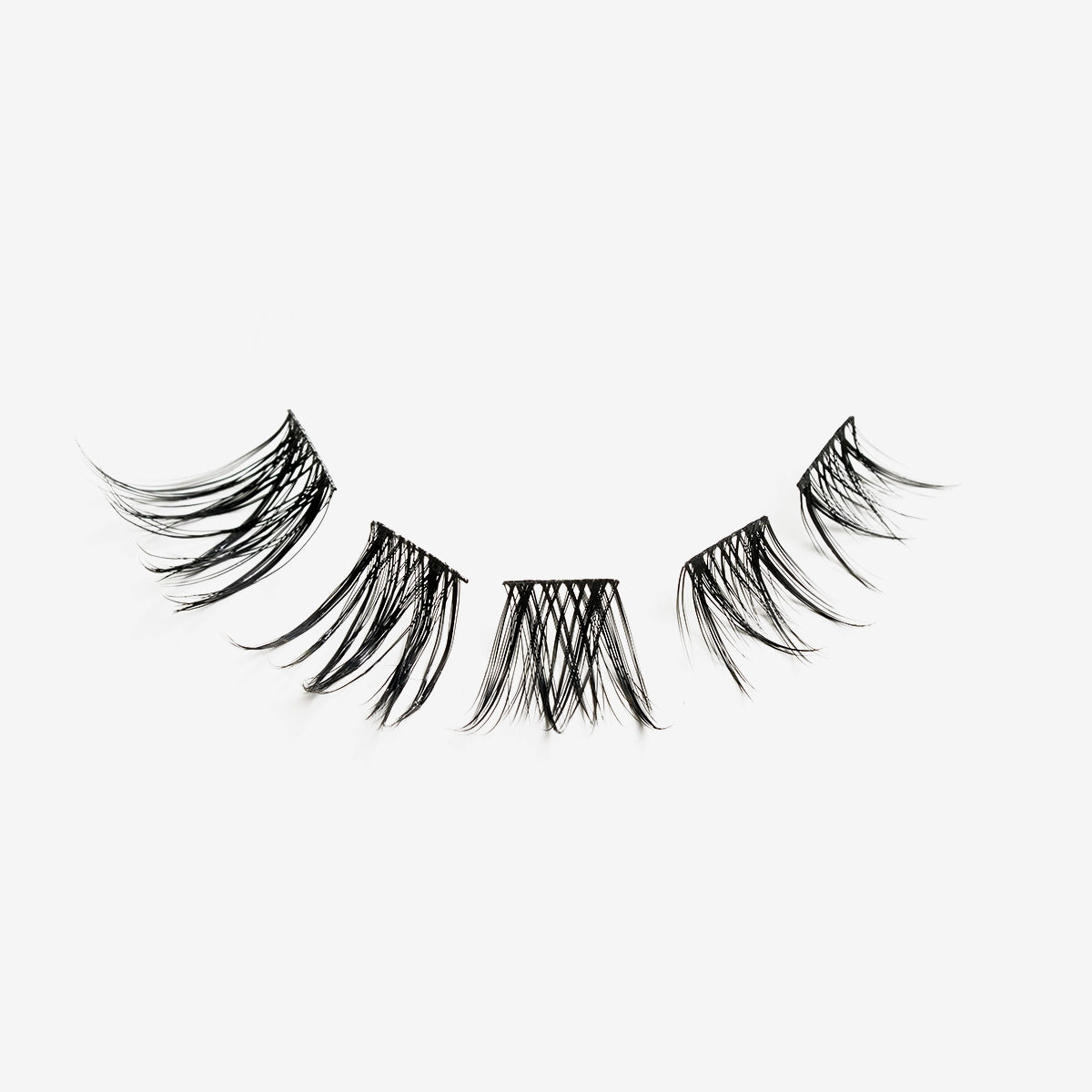Women's False Eyelashes Kit Black PBT Material - Long-Lasting, Natural Look, Vegan - 1