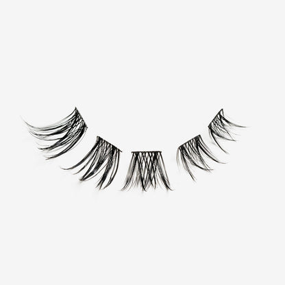 Women's False Eyelashes Kit Black PBT Material - Long-Lasting, Natural Look, Vegan - 1