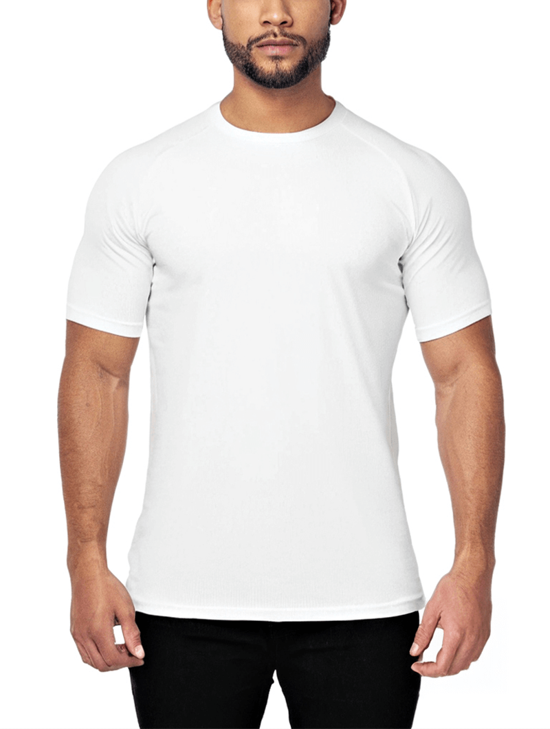 Men's Cotton Crew-Neck T-Shirt – 5-Pack