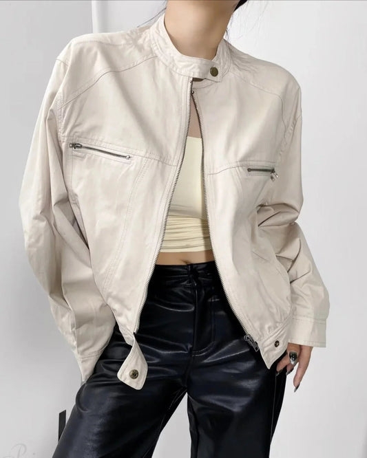 Teco Men's Jacket | Loose Fit, Stand Collar, Functional Pockets 1