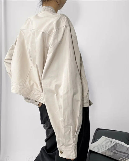 Teco Men's Jacket | Loose Fit, Stand Collar, Functional Pockets 3